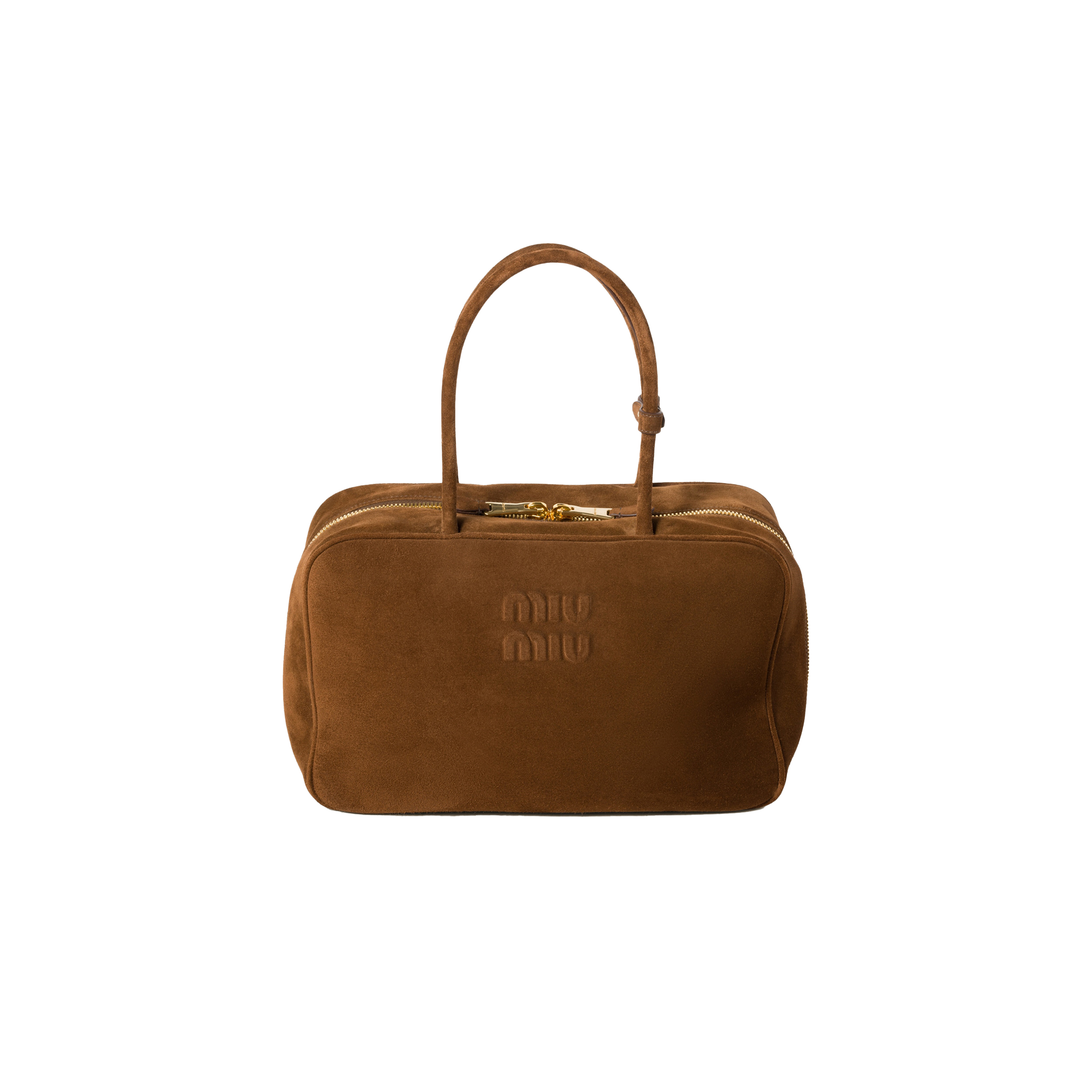MIU MIU SUEDE BEAU BAG 5BB117 (34*23*10cm) MIU MIU SUEDE BEAU BAG 5BB117 (34*23*10cm)